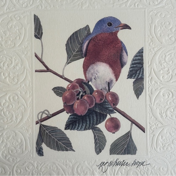 Peg Wheeler Hope Framed and Matted Bird Art Print - Picture 2 of 11
